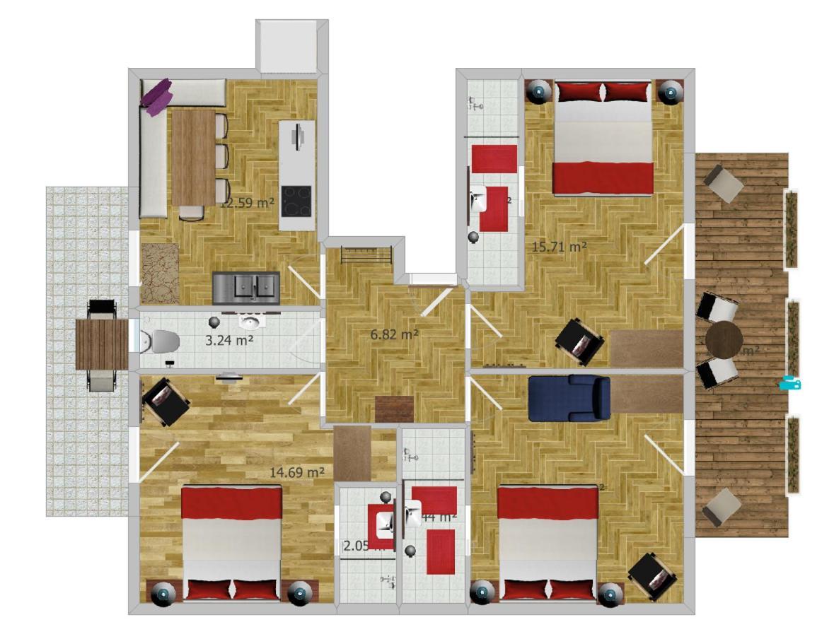 Landhaus Fingerhof ฟลาคเฮา ภายนอก รูปภาพ